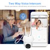 Wireless Wifi Security Camera 3MP 2 Way Intercom Intelligent Tracking