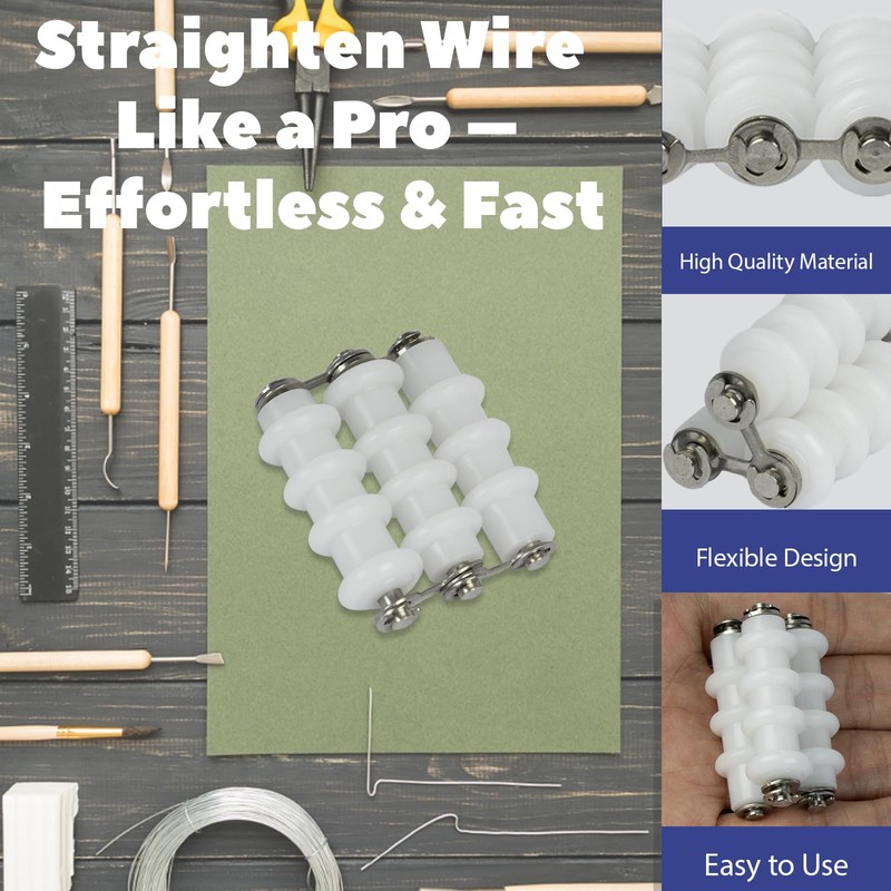 Professional Wire Straightener Tool for Jewelry Making - Nylon Wire