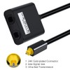 JIUWU Digital Toslink Optical Splitter Cable Adapter Fiber Audio Cable