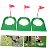 Kisangel 3pcs Indoor Putting Hole Golf Training Cup Thickened Golf