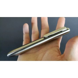 Soul Built MARKSMITH Titanium Bolt Action Retractable Permanent Marker - Black Ink