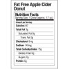 Fat Free Apple Cider Donut