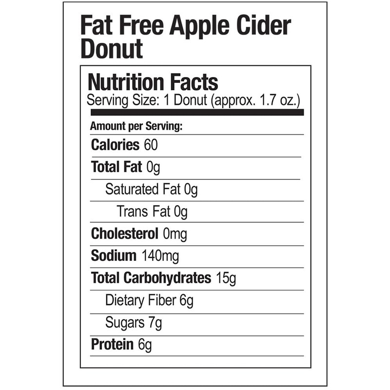 Fat Free Apple Cider Donut