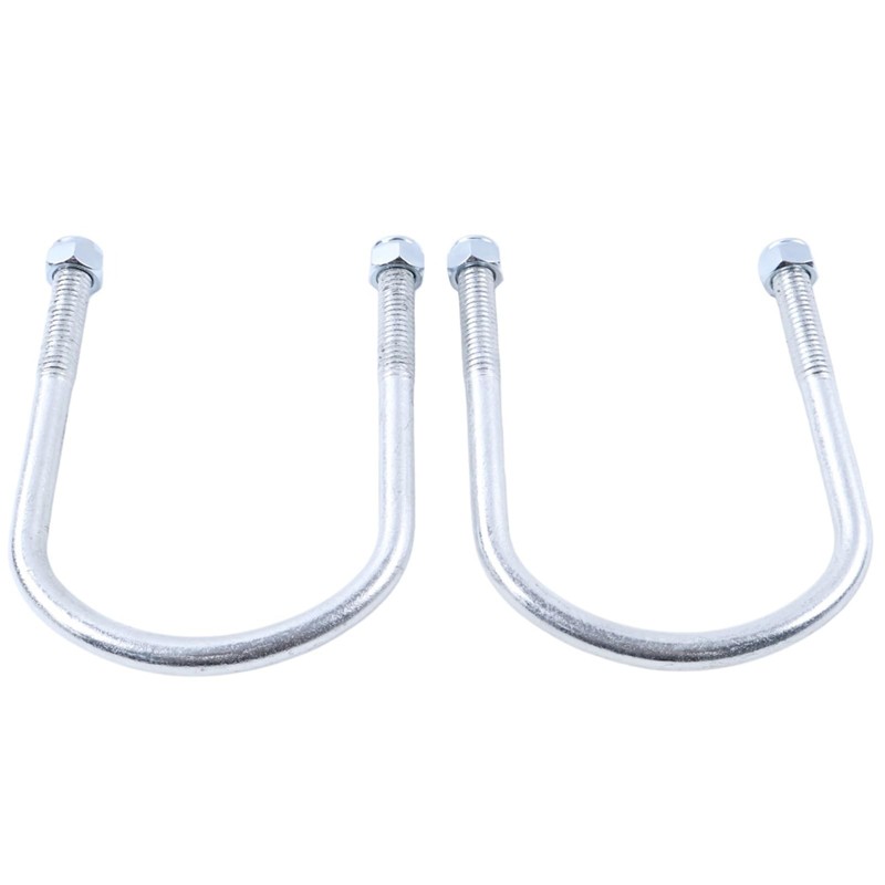 Chamixx 2X Heavy-Duty Leaf Spring U Bolts 1012180 1014902 Compatible