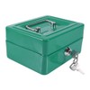 Kippen 10032V1 Cash Box with Coin Compartment, Colour: Green, Dimensions: