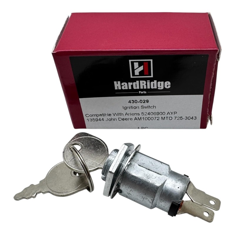 HardRidge Ignition Switch – Compatible with Exmark, Ariens, Cub Cadet,