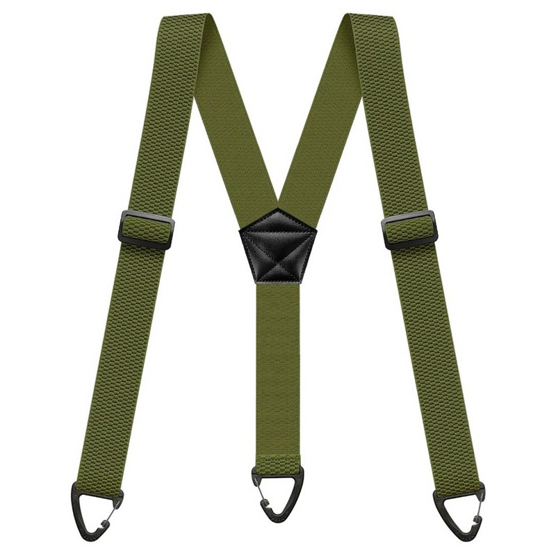 Heavy Duty Suspenders for Men Work Biker Outdoor 3.8cm Wide