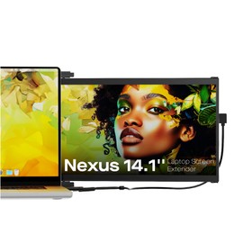 Mobile Pixels Nexus 14.1'' Laptop Screen Extender,1080P FHD Portable Dual Monitor for Laptop,Laptop Monitor Extender for 14"-17" Laptops,Compatible with Windows/Mac/Android/Switch
