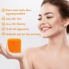 Kelinul Bath Soap Bar for Men and Women, Yellow and