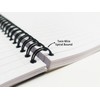 Noti A5 Jot-On Notebook Wirebound, Ruled & Perforated, 200 pages,