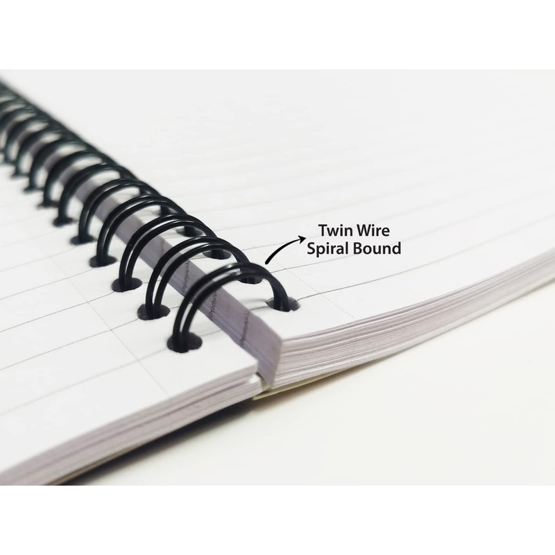 Noti A5 Jot-On Notebook Wirebound, Ruled & Perforated, 200 pages,
