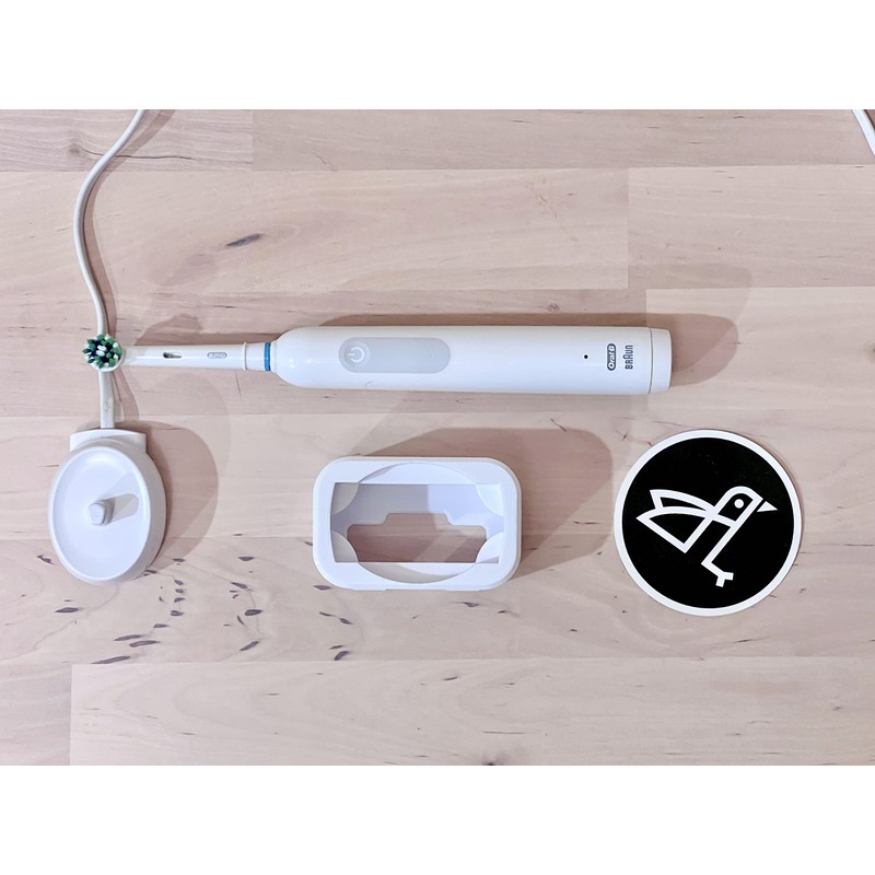 Burd - Electric Oral-B Tooth Brush Wall/Outlet Holder/Mount/Cord Organizer (Charger