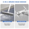 SetSail Grout Cleaner Brush with Long Handle, V-Shaped Floor Scrub