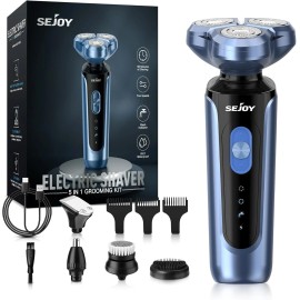 SEJOY Men's USB Electric Shaver Trimmer Razor Rechargeable Hair Beard Shaving Machine