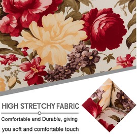 Eco-Ancheng Chair Covers Wingback Chair Slipcover 2-Piece Stretch Wing Chair Slipcovers Wingback Armchair Covers for Wingback Chairs with Elastic Bottom Non-Slip Furniture Protector for Living Room,37