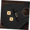 SUPVOX 2pcs Adjustable Electric Guitar Jack Socket Covers Durable Plastic