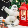 Snowman Christmas Tree Topper, 11 Inch Poseable Handmade Snow Monster