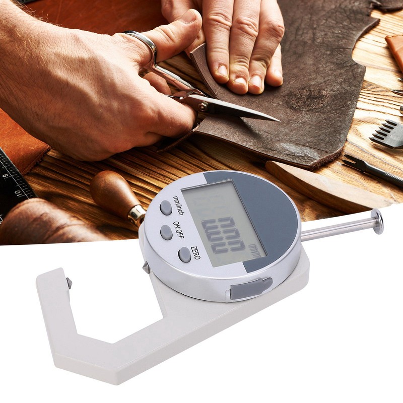 Digital Thickness Gauge Electronic 0‑25.4mm 0.01mm LCD Display Thickness Meter