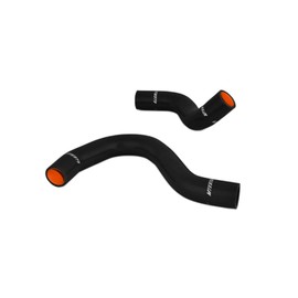 Mishimoto MMHOSE-CIV-02SIBK Silicone Water Hose Kit Compatible With Honda Civic Si 2002-2005 Black