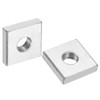 uxcell 10Pcs M5x12mmx3mm Square Nuts, Carbon Steel Zinc Plated Coarse