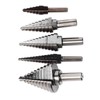 5Pcs Step Drill Bit Set Alloy Steel High Accuracy Multifunctional