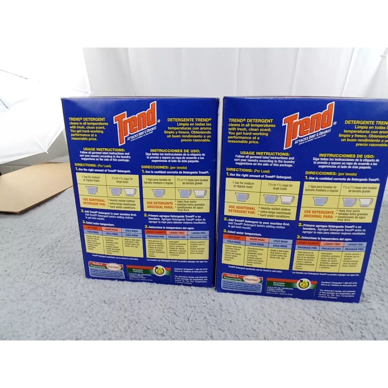 Trend 2x Vintage Trend Laundry Detergent Fresh Clean Scent 10