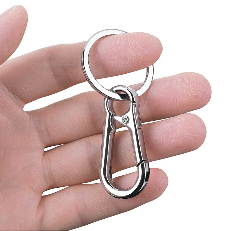 Molain Metal Keychain Carabiner Clip Keychain Chain Clips Hook Holder