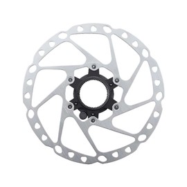 SHIMANO Unisex - Adult RT-EM600 Brake Disc Silver 180mm