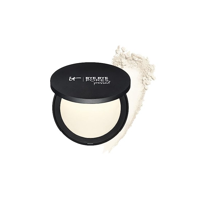It Cosmetics Bye Bye Pores Pressed – Polvo Traslúcido Compacto,