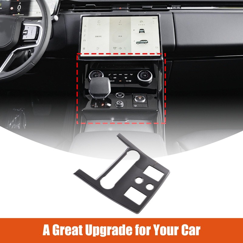 Heutamo Center Console Gear Shift Panel Cover Trim Compatible with