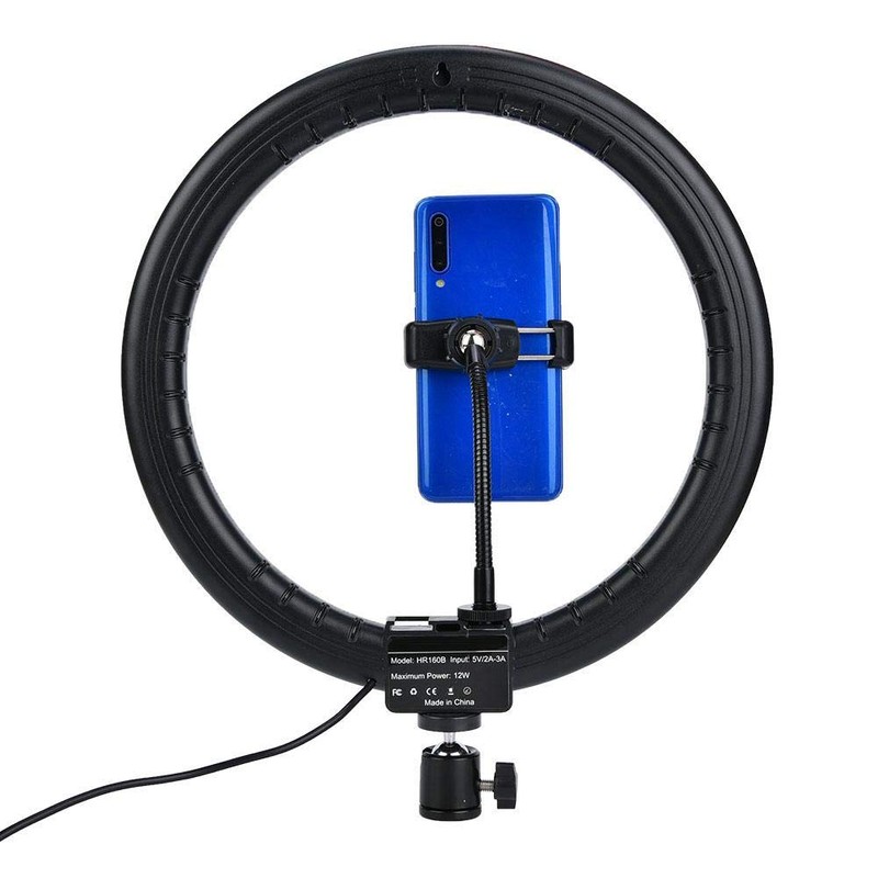 EBTOOLS Makeup Lamp Light Ring,TPD668 12W 12 Inch 160LED Dimmable