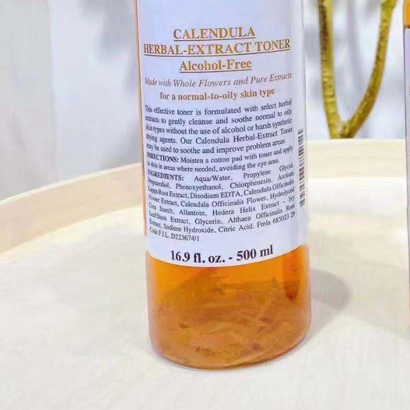 Skin Care Water Calendula Herbal Extract Deep Moisturizing Oil Control