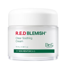 Dr.G Dr.G Red Blemish Clear Soothing Korean Moisturizer Face Cream, 70ml - Cica Cream, Korean Skin Care Moisturizer, Korean Face Moisturizer, Facial Moisturizer, Korean Skincare, K Beauty Skincare Coreano