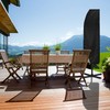 Relaxdays Copertura Protettiva per Ombrelloni, Diametro 2-4 m, Custodia, Tessuto