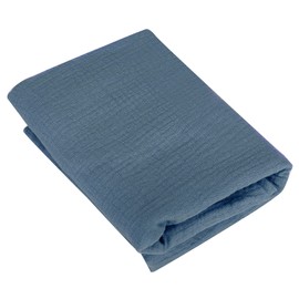 Greensen Tragbare Neugeborenen -Liegeabdeckung Abnehmbares Schlupfcover für Babyliegestütze, Waschbarer Säuglingsabdeckung für Babyparty (Denimblau)