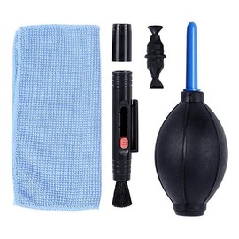 PRO Camera Lens Cleaning Tool Kit, with Cleaning Pen, Dust Rubber Blower, Superbric, for Sensor Lens Screen Camera PC Laptop Mobile Phone Keyboard - Color: 2 set, Black