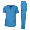 Dagacci - Conjunto de uniforme m dico para hombre, Turquesa,