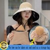 Summer Women's Sun Visor Beach Hat Foldable Sun Hat Wide