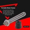 Portable Water Heater Stainless Steel High Thermal Efficiency Safe Reliable