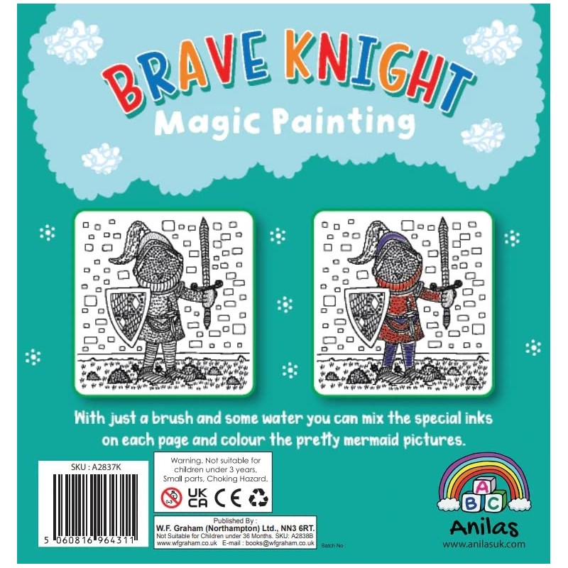 Anila's Magic Painting Brave Knights Book. (Ideal for Children Aged