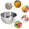 Egg Beating Bowl Baking Basin Stainless Steel Mixing Bowl with