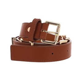 VALENTINO Emma Winter Belt W110 Cuoio / Oro - Can be Shortened, Cuoio / Oro