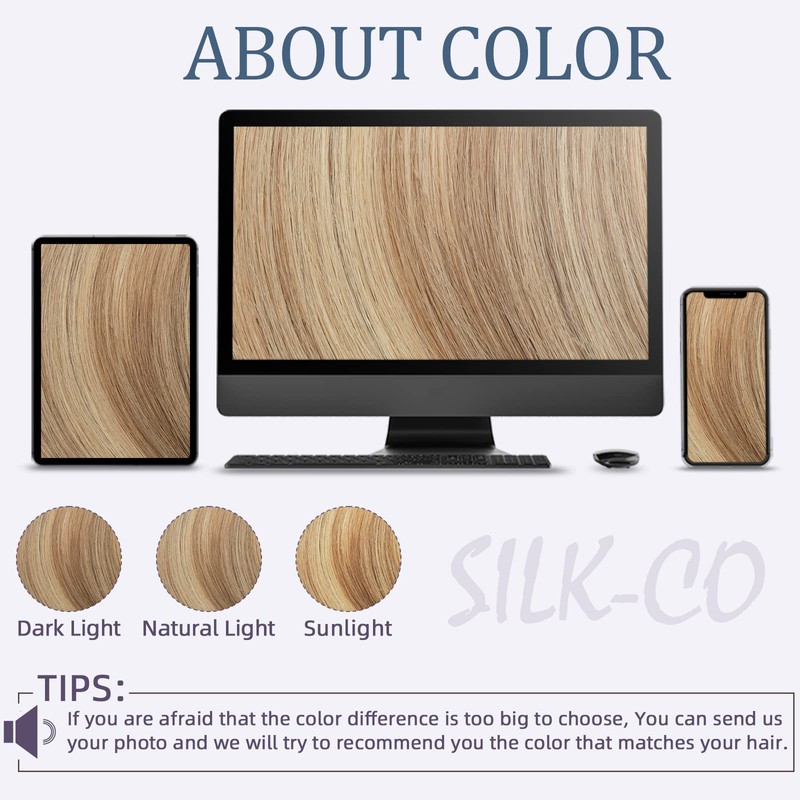 THD clip in extensions, real hair, 1 x 5 clips