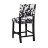 Linon Cole Black Wood 24" Seat Height Counter Stool with