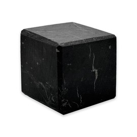 LAMARE Shungite Cube Matt 2 x 2 cm Unique Mineral Energy Geometry Improve Wellbeing Neutralize Energy Reduction Electromagnetic Stress Reduction 1 Piece