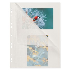 mashpaper Photo Card Photo Sheets 50 Sheets White with Glassine 230 x 297 mm 65000425