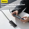 Baseus HUB Lite Series Adapter USB-A to 4xUSB-A 3.0 5Gb/s