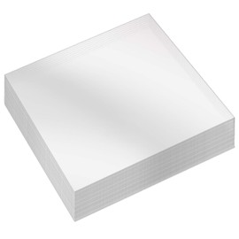 Outus 104 Pcs Colored Cellophane Sheets for Crafts, Cellophane Wrap Paper Color Cello Sheets for Gel Light Filter DIY Arts Crafts Decoration(7.5 x 7.5 Inch,Clear)