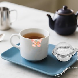 3 Pcs Tea Infusers for Loose Tea Leaf Steeper Tea Balls for Loose Tea Diffusers for Loose Tea Stainless Steel Tea Infuser Loose Leaf Tea Steeper with Metal Pendant (Butterfly 1)