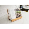 Lipper International 8815 Bamboo Wood and Acrylic Cookbook Holder, 12-1/2"